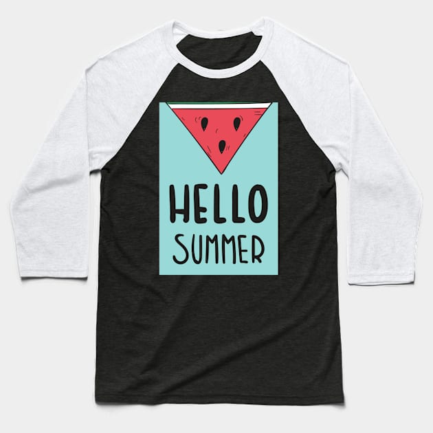 summer Baseball T-Shirt by faizan